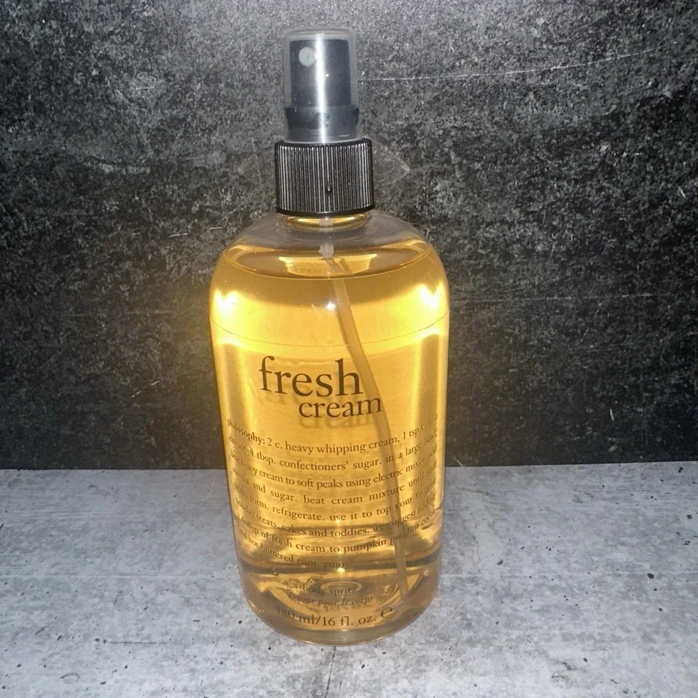 Philosophy Fresh Cream Body Spritz 480ml / 16oz With Pump Jumbo XL